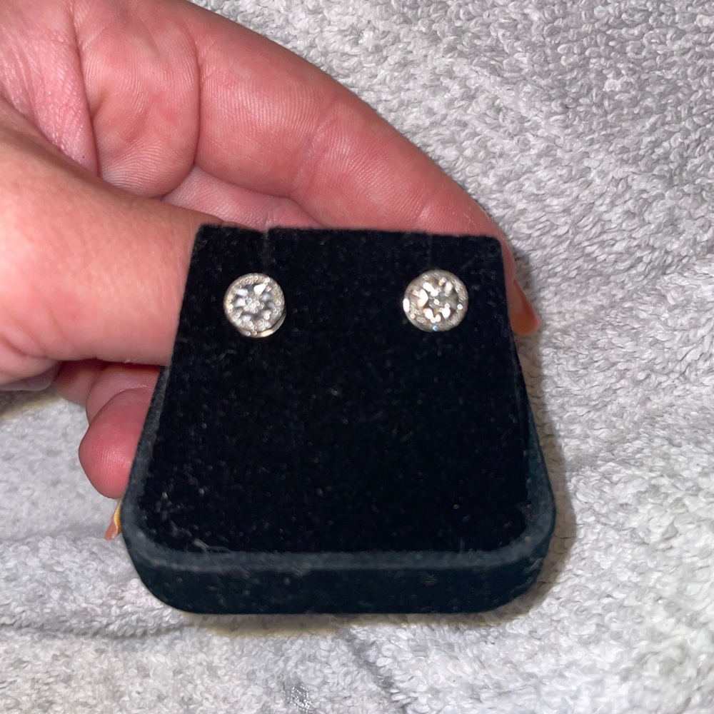 Elegant Silver Stud Earrings